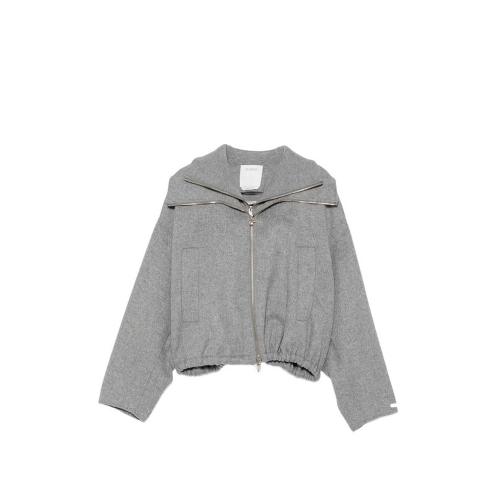 Sportmax Grey Jackets - Oversized Jackets Women